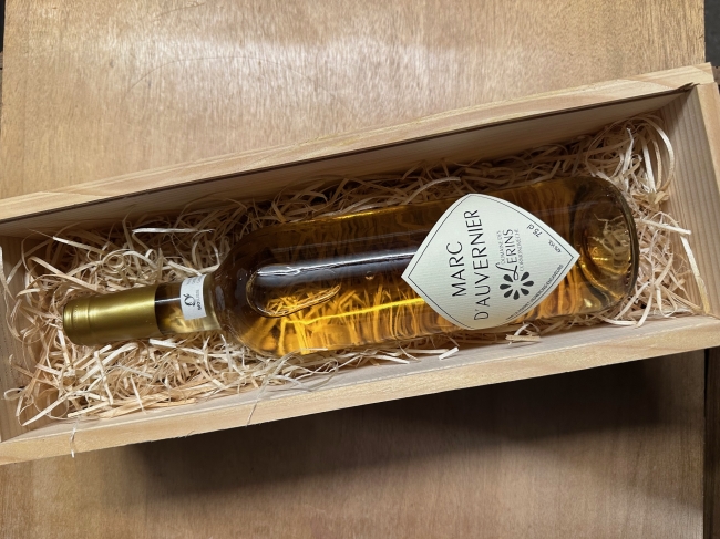 Coffret pour bouteille de Marc 75cl